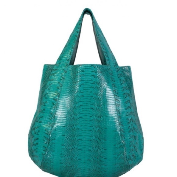 beirn Handbags - Beirn snakeskin tote just beautiful mint condition inside & out